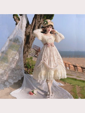 Time Letter Classic Lolita Dress OP (UN77)